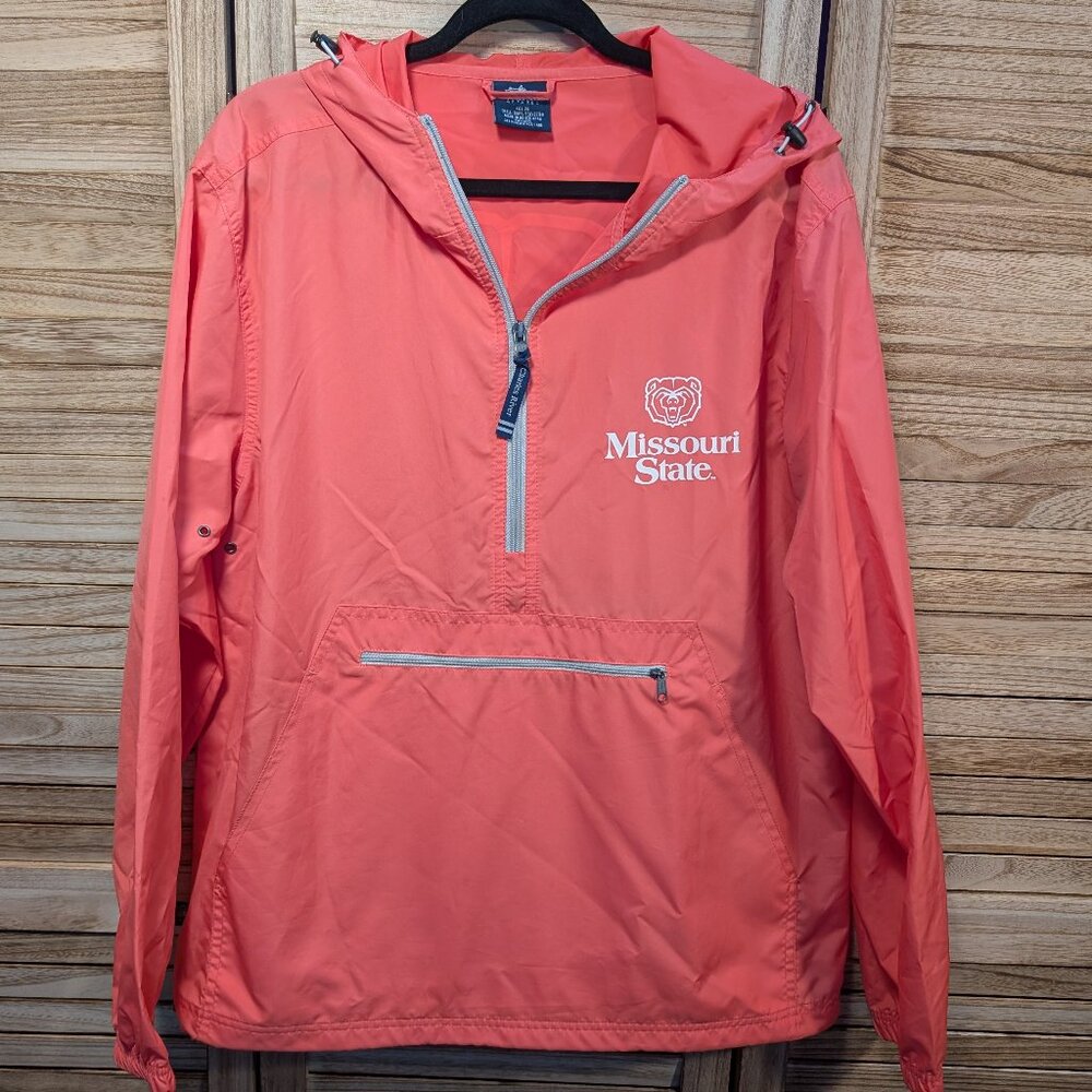 🧨🧨Missouri State Windbreaker by Charles River Apparel Coral Size Medium